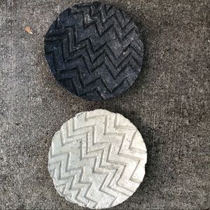 NWT Handmade Wall Decor South African Handicraft Paper Mache, two platters